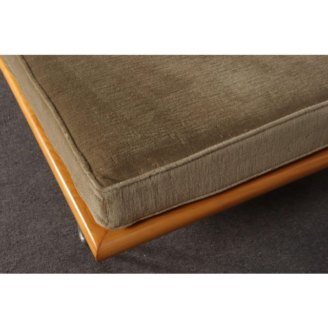 Vintage Sage Mohair Daybed With Hairpin Legs by George Nelson for Herman Miller For Sale - Image 13 of 18