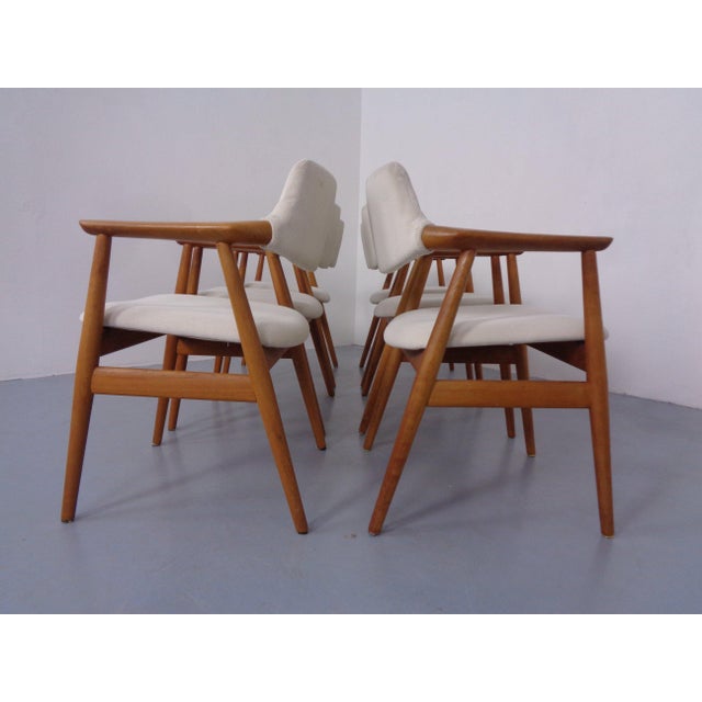GM11 Teak Armchairs by Svend Aage Eriksen for Glostrup, Denmark, 1960s, Set of 6 For Sale - Image 11 of 18