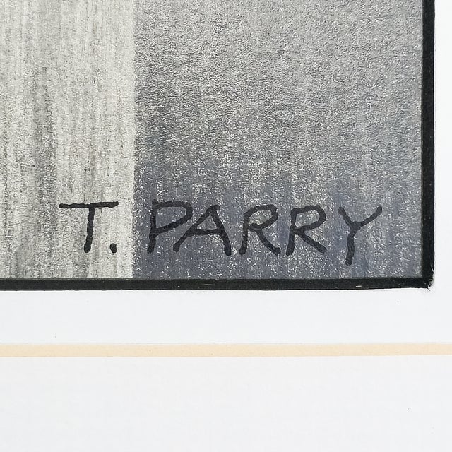 Drawing/Sketching Materials Study of a Timber Frame - Tomoko Parry, C. 1990s For Sale - Image 7 of 10