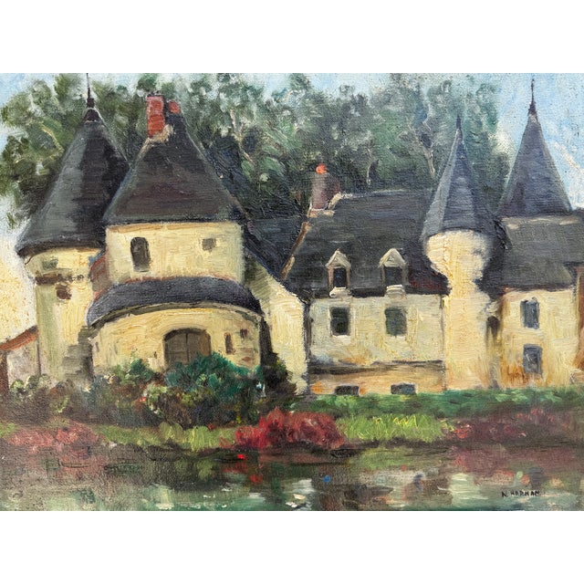 1970 Plein Air Oil Painting For Sale