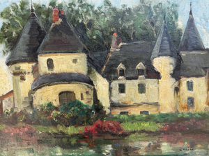 1970 Plein Air Oil Painting