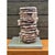 Sculptural Black and White Ceramic Vase by Diane Grant. Measurements (in.): H 13.8 in by W 9 by D 9 Signed Diane Grant and...