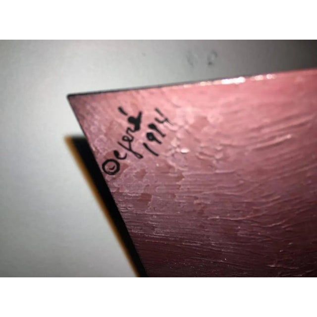 Curtis Jere 1990s Curtis Jeré Signed Curtis Jere PostModern Wall Sculptures - a Pair For Sale - Image 4 of 8