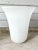 1970s Italian Vintage Large Frosted White Hurricane Lamp Shades For Sale - Image 4 of 9