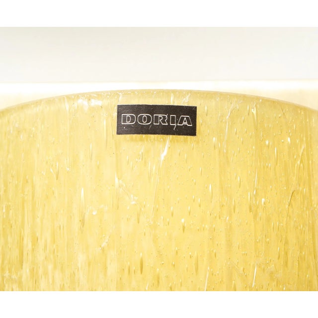 1960s Amber Glass Sconces by Doria Leutchen - a Pair For Sale In New York - Image 6 of 7