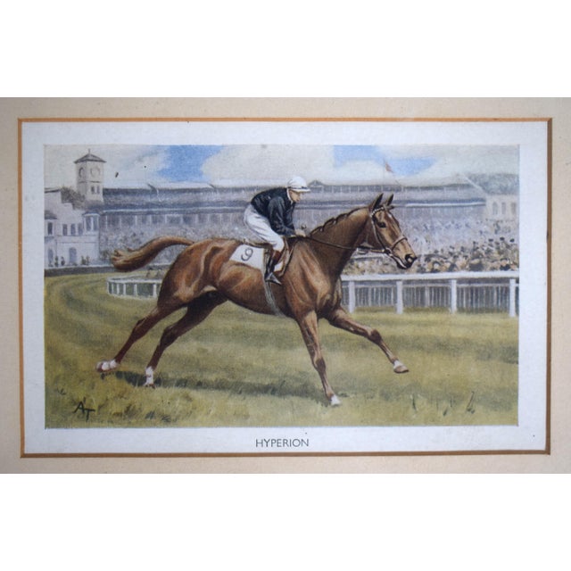 Traditional A Set of Four Framed Images Relating to 1930s Horseracing Derby & Grand National Etc For Sale - Image 3 of 7