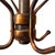 Metal Mid 20th Century Japanned “Wall Tree” Copper Flashed Brass Rotating Wall Coat Rack by Peedee For Sale - Image 7 of 8