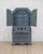 17th Century Blue Scandinavian Bureau with Original Hardware For Sale - Image 4 of 11