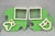 Vintage Mid Century Modern Green Theater Mask Shadowbox Wall Pocket Shelf - Pair For Sale - Image 17 of 17
