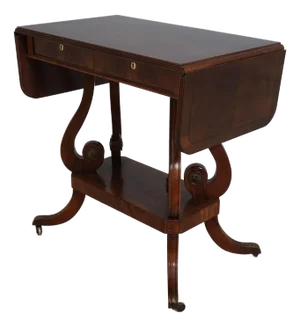 Theodore Alexander Attributed Drop Side Regency Mahogany Server