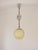 Metal Art Deco Glass Lamp, 1940s For Sale - Image 7 of 8