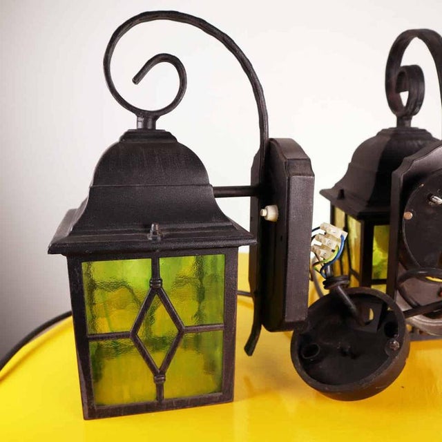 Lanterns in Metal, Set of 2 For Sale - Image 11 of 13