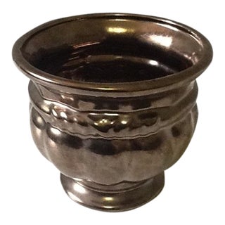 Haeger Bronze Ceramic Planter For Sale