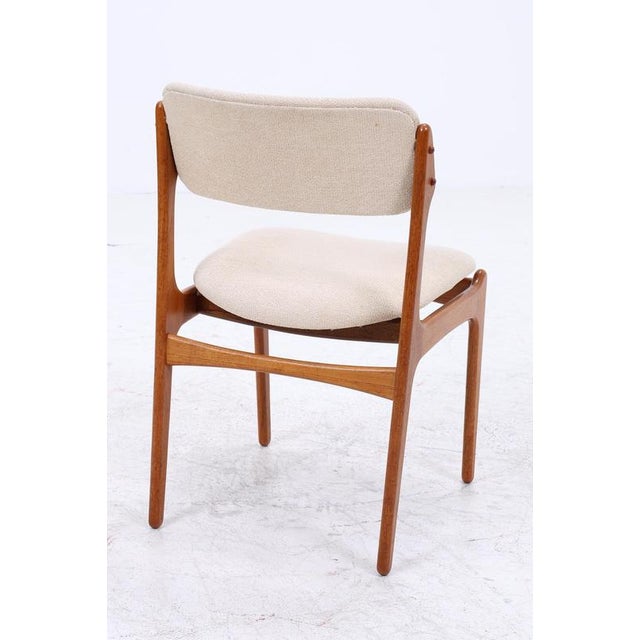 Mid-Century Danish Teak Model 49 Chairs by Erik Buch for Od Møbler, Set of 4 For Sale - Image 10 of 14