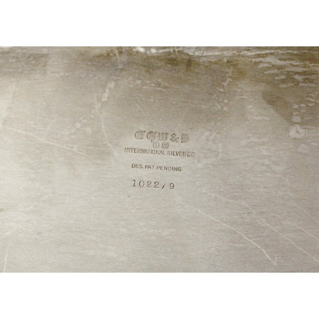 International Silver Circa 1930s Silver Plated Tea Tray by International For Sale - Image 4 of 6