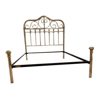 Vintage Brass Beds of Virginia Queen Brass Bed For Sale
