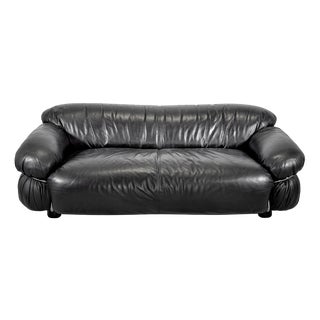 Two Seater Sesann Sofa by Gianfranco Frattini for Cassina, Italy, 1969 For Sale