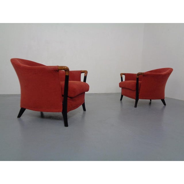 Set of Progetti Lounge Chairs by Umberto Asnago for Giorgetti, 1980s, Set of 2 For Sale - Image 6 of 18