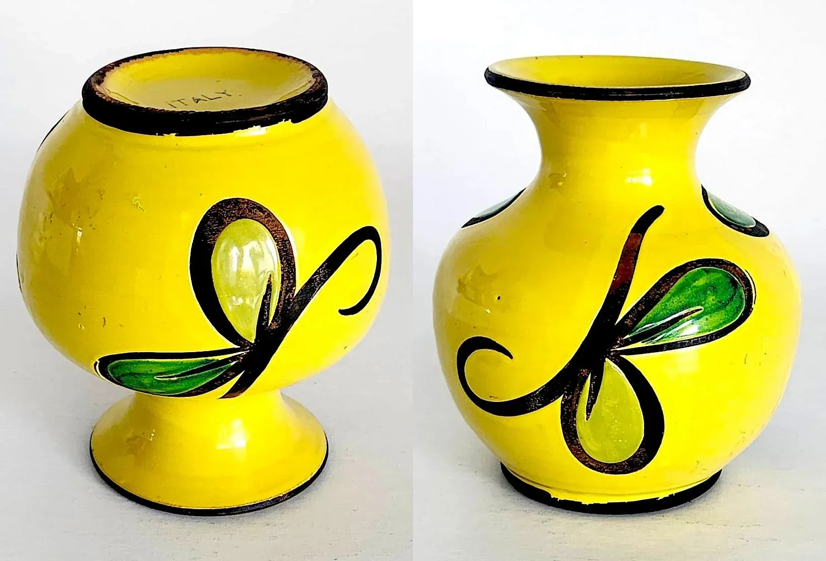 1960s Italian Ceramic Vase | Chairish