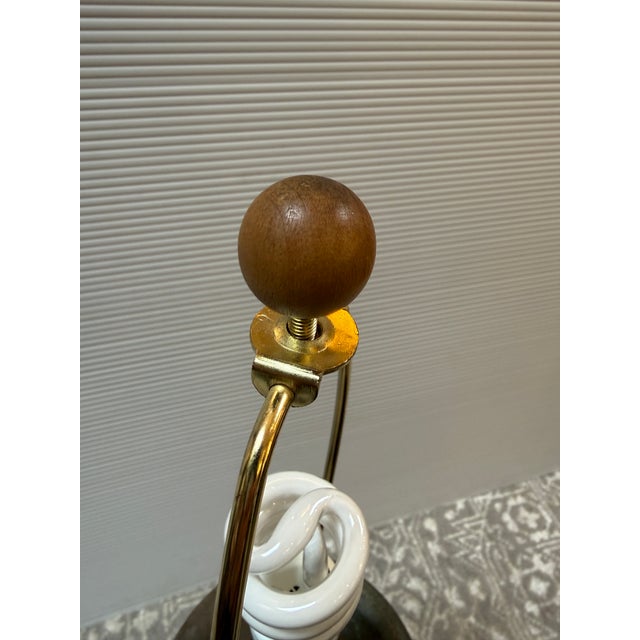 Sunrise Home Spanish Revival Aged Brass Patina Table Lamp For Sale In San Francisco - Image 6 of 12