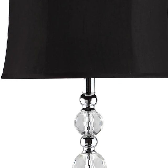 Modern Gray 61-Inch H Floor Lamp - Clear & Chrome For Sale - Image 3 of 7
