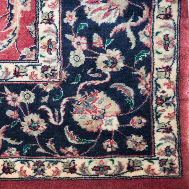 1960s Vintage Hand-Knotted Signed Tabriz Rug, 1960s For Sale - Image 5 of 9