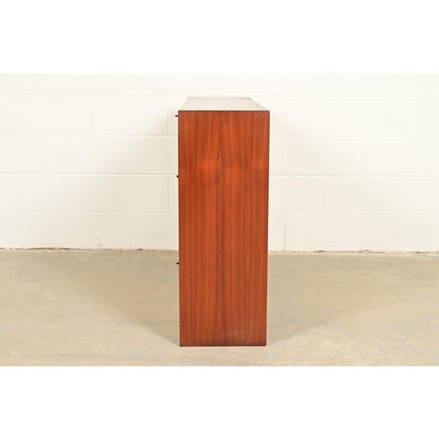 Kipp Stewart for Calvin Furniture Mid-Century Modern Walnut Bookcase Cabinet, 1960s For Sale - Image 11 of 14