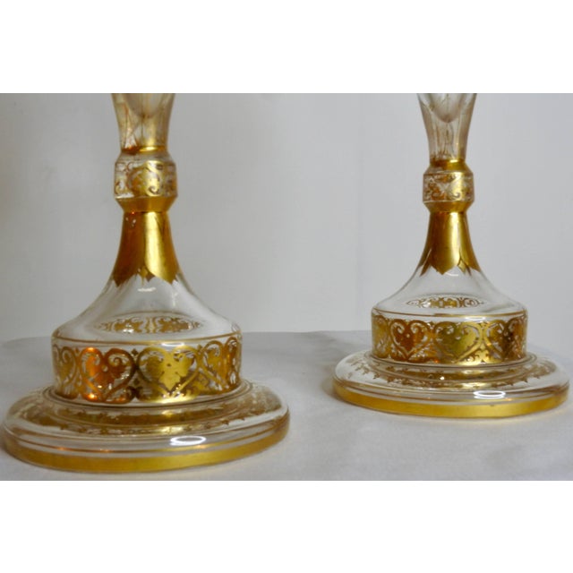 Late 19th Century Bohemian Vases With Animal Vignettes For Sale In Nashville - Image 6 of 7