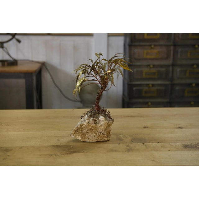 1980s Copper Wire and Stone Sculpture by Daniel Dhaeseleer, 1980s For Sale - Image 5 of 8