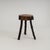 Rustic Hand-Crafted Wooden Stool, 1960s For Sale - Image 6 of 14