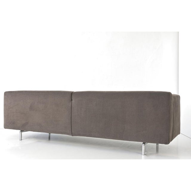 Brown Met 250 4-Seater Sofas by Piero Lissoni for Cassina, Italy, 2005, Set of 2 For Sale - Image 8 of 17