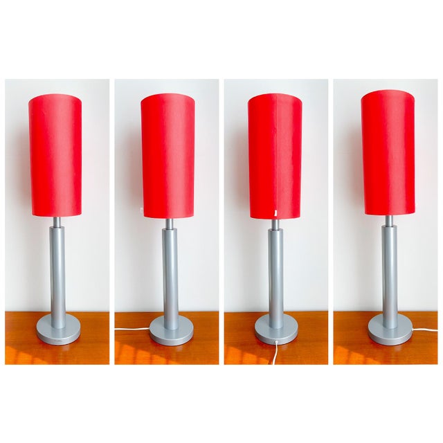 Vintage Dutch Table Lamp in Metal For Sale - Image 9 of 12
