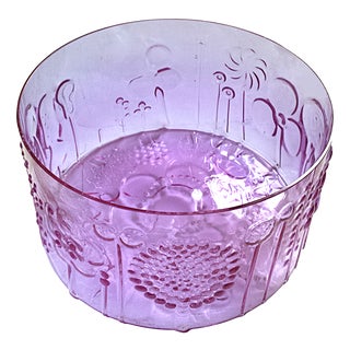 Large Glass Bowl by Oiva Toikka for Iittala, 1960s For Sale
