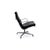 Vitra Ea 222 Leather Armchair Black Manual Function For Sale - Image 11 of 14