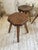 Brown Pine Stools with Curved Seats, 1950s, Set of 4 For Sale - Image 8 of 18