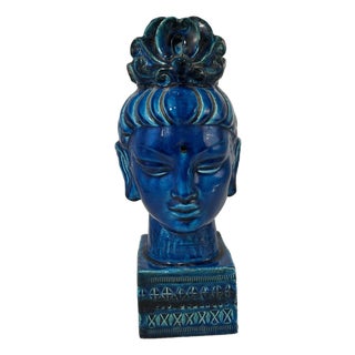 Ceramic Quan Yin Buddha by Aldo Londi for Bitossi, 1960s For Sale