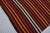 1950s Vintage Mid-Century Turkish Striped Kilim Runner Rug in Orange, Red & Cream For Sale - Image 5 of 14