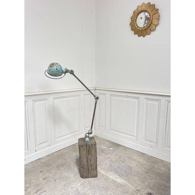 1950s Jieldé Lamp in Blue, 1950s For Sale - Image 5 of 5