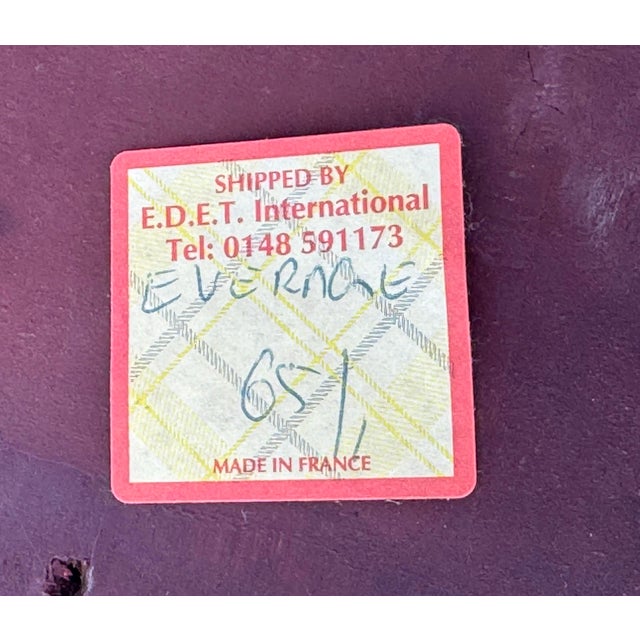 Antique Deep Red and Gilt Chinoiserie French Table / Writing Desk For Sale - Image 12 of 12