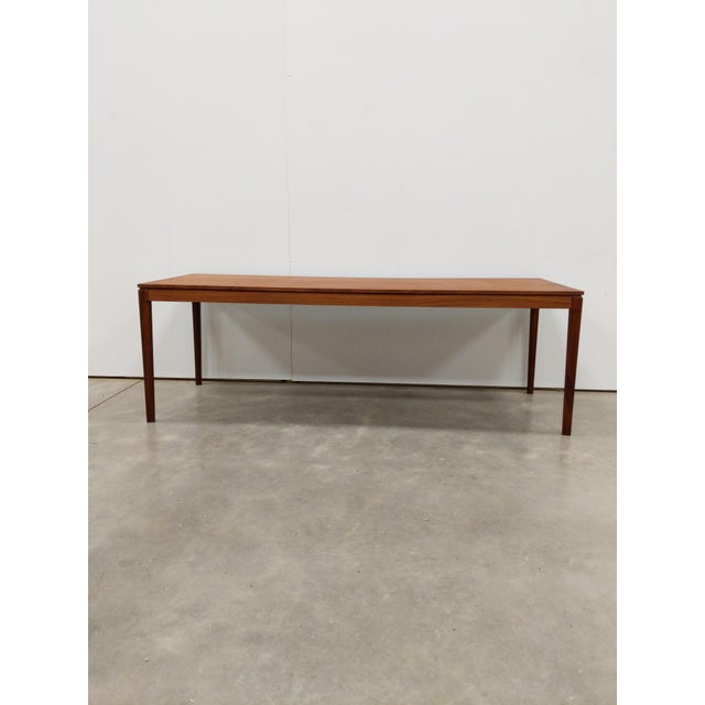 Vintage Danish Modern Teak Coffee Table by Tarm For Sale - Image 10 of 14