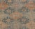 Tribal Antique Persian Kurdish Rug With All-Over Geometric Medallion in Orange & Blue 5'2 X 6'6 For Sale - Image 3 of 12