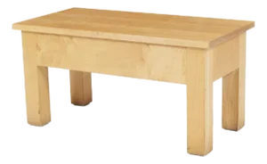 Roy McMackin Postmodern Maple Rectangular Coffee Table, Domestic Furniture, 1990s, Usa..