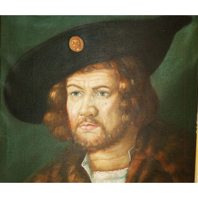 Stefan, Historical Portraits, Late 19th-Early 20th Century, Oil Paintings, Set of 2 For Sale - Image 12 of 14