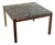 Vintage Danish Stone Top Coffee Table – Rosewood & Brass Mid Century Modern Table For Sale