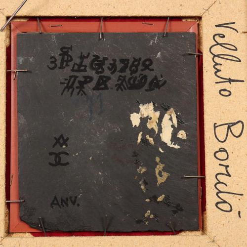 Peasant with Amphora, 1700s-1800s, Oil on Slate For Sale - Image 10 of 11