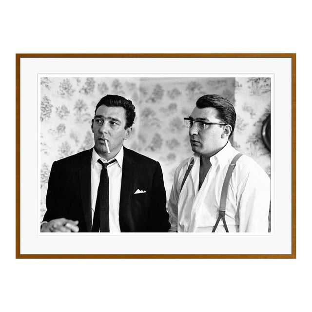 Reggie and Ronnie Kray Framed in Black For Sale