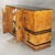 Art Deco Bar Cabinet in Briar Root and Black Glass, 1940s For Sale - Image 5 of 10