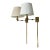 Alexa Hampton for Visual Comfort Signature Collection Gene Swing Arm Sconces, Pair For Sale