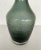 Stylish Global Views Modern Large Gray Glass Pebble Bottom Vase, showroom floor sample