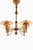 Ceiling Lamp in Brass and Glass from Lyfa, 1930s For Sale - Image 3 of 12